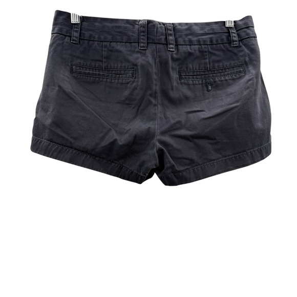J. Crew Chino Broken-In‎ 100% Cotton Gray Mid Rise Shorts Sz 4 - Picture 2 of 11